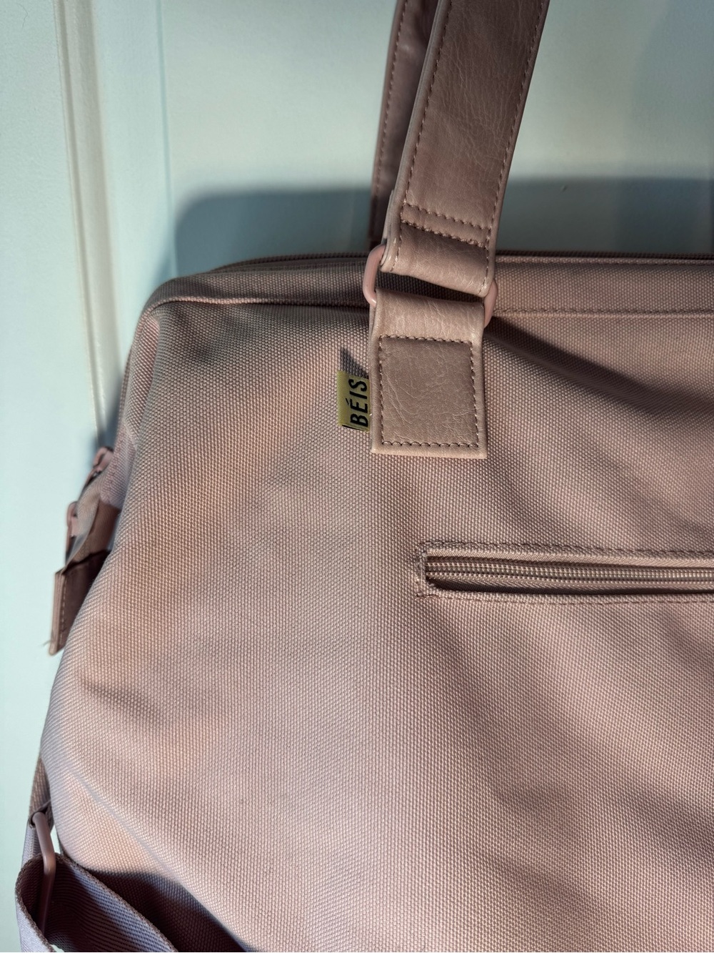 BEIS Atlas Pink Convertible Weekender - Picture 3 of 6